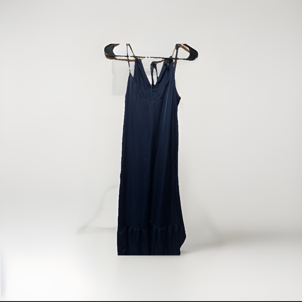 J Crew Women’s Blue Slip Maxi Dress Size XXS‎
